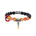 Anime Pirates Fan Jewelry Unisex Accessory Straw Hat Beaded Bracelet with Unique Beads and Charms Featuring Vibrant Colors and Detailed Charms