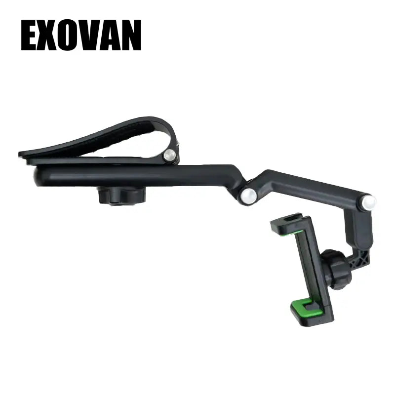 360° Rotating Car Phone Holder - Universal Dashboard/Windshield Mount for All Phones, Foldable & Adjustable Car Mobile Bracket with Sun Visor Clip
